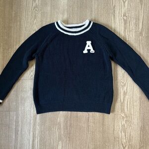 Abercrombie & fitch navy sweater